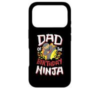 Carcasa para iPhone 17 Pro Papá del cumpleaños Ninja Karate Kids Bday Party Family