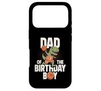Carcasa para iPhone 17 Pro Papá del cumpleaños niño T-Rex Dino Baloncesto cumpleaños