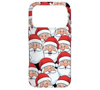 Carcasa para iPhone 17 Pro Papá Noel Divertido se enfrenta a la Multitud Caso para