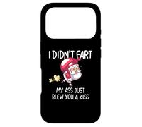 Carcasa para iPhone 17 Pro Papá Noel Xmas I Didn'T Fart My Ass Just Blew You A Kiss