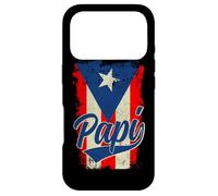 Carcasa para iPhone 17 Pro Papi Puertorriqueño Papá Puerto Rico Boricua Día del Padre