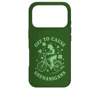 Carcasa para iPhone 17 Pro para causar travesuras egipcias MAU Cat St Patricks Day