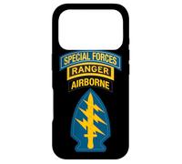 Carcasa para iPhone 17 Pro Parche US Special Forces - SF Ranger Tab - Boina Verde Negra