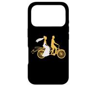 Carcasa para iPhone 17 Pro Pareja recién Casada Bicicleta tándem Aniversario de Boda Matrimonio