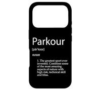 Carcasa para iPhone 17 Pro Parkour Definición Salto Urbano Carrera Libre Escalada Parkour