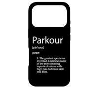 Carcasa para iPhone 17 Pro Parkour Definition Urban Salto Freerunning Gear Parkour