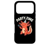Carcasa para iPhone 17 Pro Party Time Axolotl - Bonito diseño de Animales Divertidos