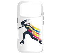 Carcasa para iPhone 17 Pro Patinaje Chica Gráfico Skate Park