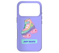 Carcasa para iPhone 17 Pro Patines clásicos de los años 90 y 80 Retro Kitsch Pastel Quad Patines