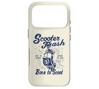 Carcasa para iPhone 17 Pro Patinete de Basura Estilo Retro Desgastado, diseño de Humor