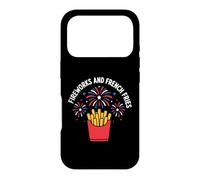 Carcasa para iPhone 17 Pro Patriotic 4th of July Independence Day Fireworks and French
