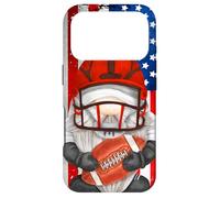 Carcasa para iPhone 17 Pro Patriotic Football Grandpa GNOME American Flag For Gameday