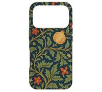 Carcasa para iPhone 17 Pro Patrón botánico de Granada Estilo William Morris