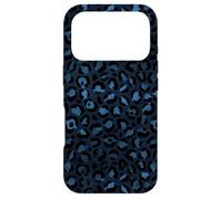 Carcasa para iPhone 17 Pro Patrón de Estampado de Leopardo exótico Safari Negro y Azul Marino