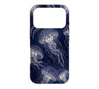 Carcasa para iPhone 17 Pro Patrón estético de Medusas de mar Profundo