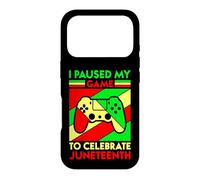 Carcasa para iPhone 17 Pro Pause mi Juego para Celebrar Juneteenth Black Freedom 1865