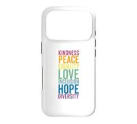 Carcasa para iPhone 17 Pro Paz Amor Esperanza Inclusión E Diversidad Derechos Humanos