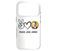 Carcasa para iPhone 17 Pro Paz Amor Jimmy Carter 39 Presidente USA Retro Vintage
