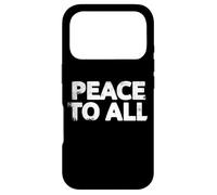 Carcasa para iPhone 17 Pro Paz para Todos - Declaración contra la Guerra