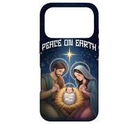 Carcasa para iPhone 17 Pro Peace on Earth Modern Anime Nativity Scene Art