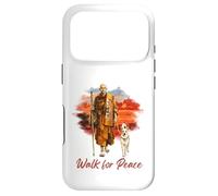 Carcasa para iPhone 17 Pro Peace Walking Monks and Aloka Dog Walk for Peace