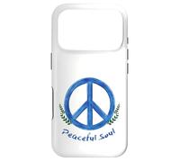 Carcasa para iPhone 17 Pro Peaceful Soul Nature Inspired Aesthetic Blue Peace Symbol