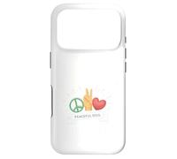 Carcasa para iPhone 17 Pro Peaceful Soul Peace Sign Hand Gesture Love Graphic Nature