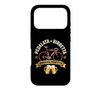 Carcasa para iPhone 17 Pro Pedalata y Gorro de Bicicleta Vintage Cycling Birra
