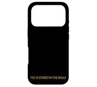 Carcasa para iPhone 17 Pro Pee Is Stored In The Balls Funny Sarcastic Urination Meme