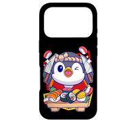Carcasa para iPhone 17 Pro Penguin Sushi Chef Funny & Cute Penguin Chef & Sushi Board