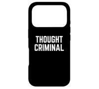 Carcasa para iPhone 17 Pro Pensamiento Criminal 1984 Thoughtcrime Distopía Política Lema