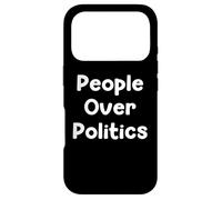 Carcasa para iPhone 17 Pro People Over Politics Human Rights Protest Saying Design