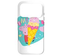 Carcasa para iPhone 17 Pro Peppa Pig Yum Ice Cream