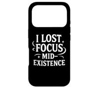 Carcasa para iPhone 17 Pro Perdí la concentración a Mitad de mi existencia Cita Divertida sobre el Caos del TDAH