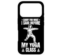 Carcasa para iPhone 17 Pro Perdón por lo Que Dije Antes del Yoga