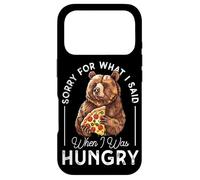 Carcasa para iPhone 17 Pro Perdón por lo Que Dije, Cuando tenía Hambre Disfraz