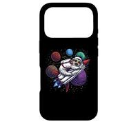 Carcasa para iPhone 17 Pro Perezoso Astronauta Viajando Entre Planetas