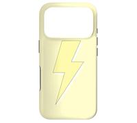 Carcasa para iPhone 17 Pro Perno de relámpago Amarillo Pastel estético