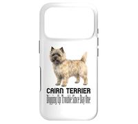 Carcasa para iPhone 17 Pro Perro Cairn Terrier desenterrando Problemas Desde el Primer día Mascota