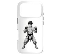 Carcasa para iPhone 17 Pro Personaje De Karate De Anime Japonés