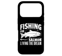 Carcasa para iPhone 17 Pro Pesca del salmón Viviendo el sueño Pesca del salmón