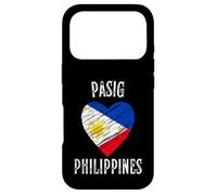 Carcasa para iPhone 17 Pro Philippines Flag Heart Pasig City