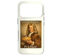 Carcasa para iPhone 17 Pro Pi Day Gravity is Easy Pi es difícil Divertido Newton Science Pun