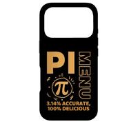 Carcasa para iPhone 17 Pro Pi Menu 3.14 Menú Pastel Preciso Día Feliz Pi Día de Las Matemáticas