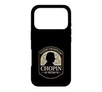 Carcasa para iPhone 17 Pro Pianista Clásico Piano Vida Música Recital Regalo Chopin