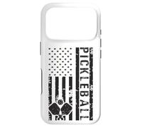 Carcasa para iPhone 17 Pro Pickleball Is My Therpy Bandera Americana para Pickle Ball