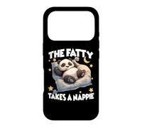 Carcasa para iPhone 17 Pro Pijama de Panda el Panda Gordo Toma una Siesta por la mañana