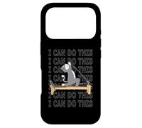 Carcasa para iPhone 17 Pro Pilates Gato Reformer Pilates Puedo Hacer Esta motivación