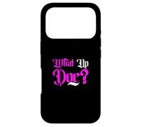 Carcasa para iPhone 17 Pro Pink Color What Up Doe? Gráfico Rosa