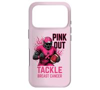 Carcasa para iPhone 17 Pro Pink out Tackle Breast Cancer Awareness American Football